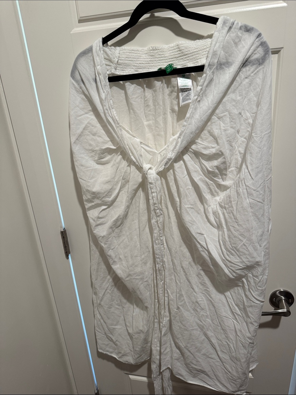 J. Crew Convertible Beach Sarong Coverup White XXL